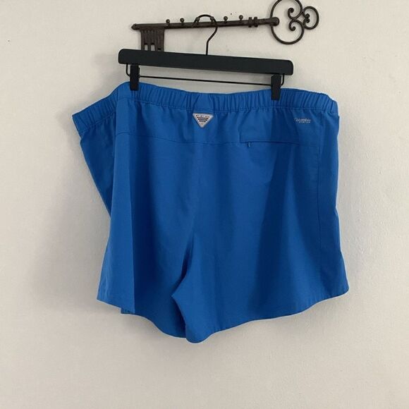 Columbia performance fishing gear PFG bright blue shorts size 3x - Picture 4 of 9